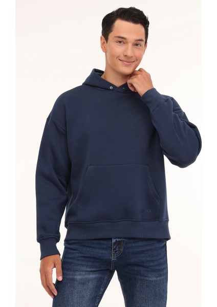 MB Ros 17HS109 4pr Indigo Erkek Sweatshirt