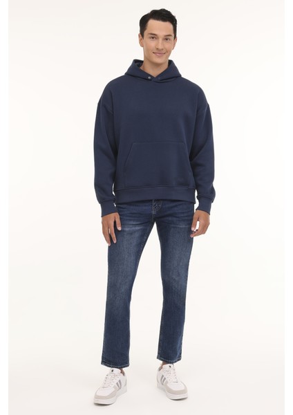 MB Ros 17HS109 4pr Indigo Erkek Sweatshirt