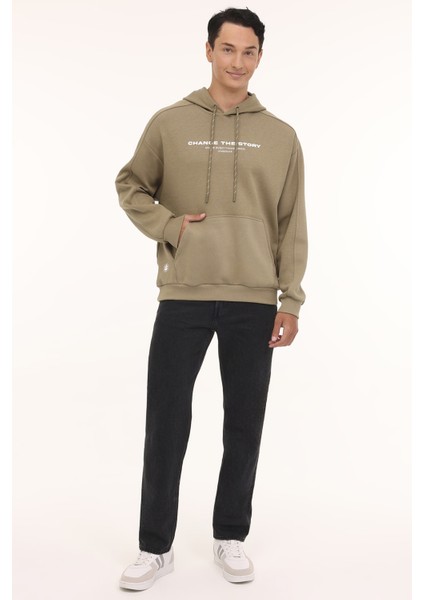 ml Fılaz 17AFW-87 4pr Haki Erkek Sweatshirt