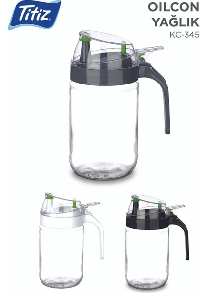 Damlatmaz Kapaklı Yağdanlık, 660ml, Taş Gri, Parça Sayısı: 1 fiyatları