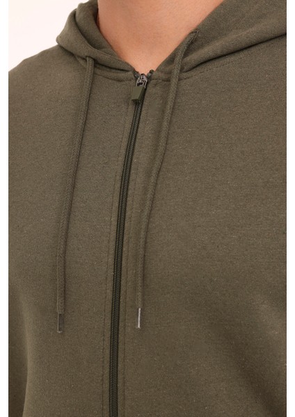 Mr RJN387 Fz Hd 4pr Haki Erkek Eşofman Üstü fırsatları