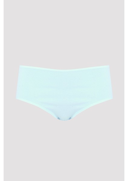 Pudra Yeşil Mavi 3lü Kaşkorse Yüksel Bel Külot indirimleri