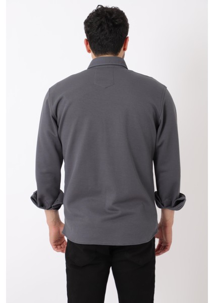 Çift Cep Kapaklı Örme Gömlek Xc U16805_40335 modelleri