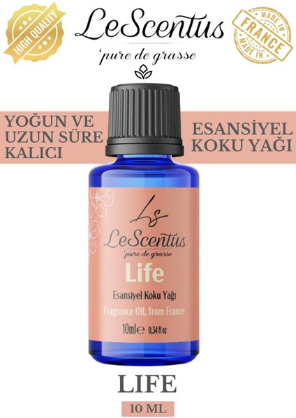Lıfe Esansiyelkoku Yağı Buhurdanlık Difüzör Mum Sabun Hobi Esansı Hava Nemlendirici Oda Kokusu 10ML