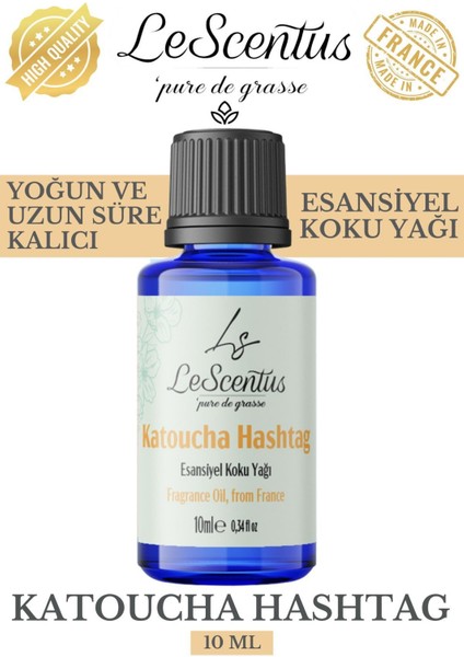 Katoucha Hashtag Esansiyel Koku Yağı Buhurdanlık Yağı Difüzör Hobi Esansı Oda Ortam Kokusu 10ml