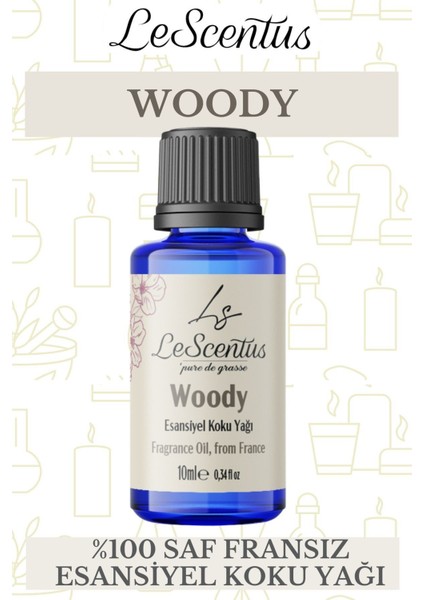 Woody Esansiyel Koku Yağı Buhurdanlık Yağı Difüzör Hobi Esansı Oda Ortam Kokusu 10ml