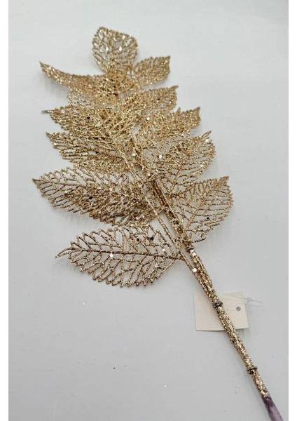 Yılbaşı Çam Ağacı Süsü Yaprak Büyük Rosegold modelleri