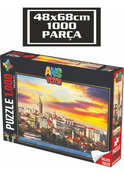 Galata Kulesi 1000 Parça (48X68) Puzzle