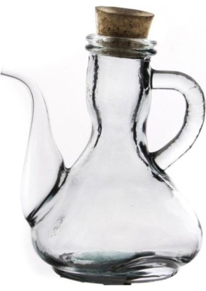 Beyaz 100 ml İbrikli Yağ Şişesi, şık ve pratik kullanım için ideal