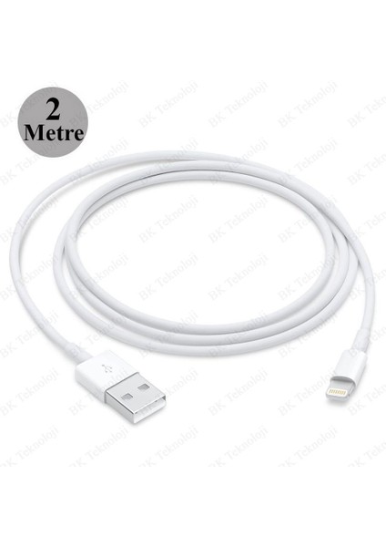 USB To Lightning Şarj Data Kablosu (2 Metre)