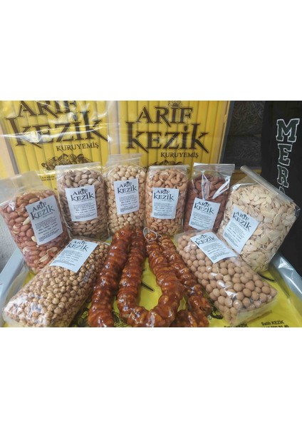 4500GR. 9'LU PAKET LÜKS KARIŞIK KURUYEMİŞ AİLE PAKETİ