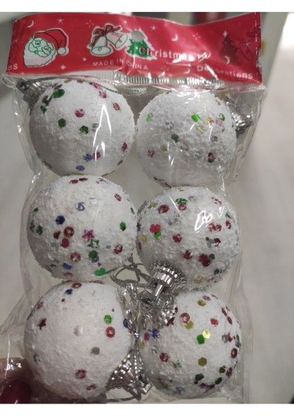 Top Köpük Ağaç Süsü