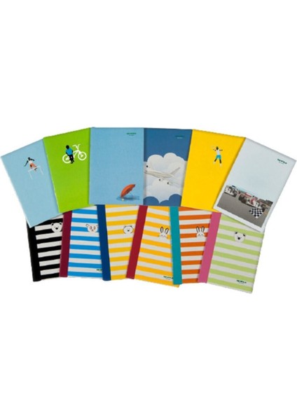 100 Yaprak Çizgili A5 Lise Okul Defteri 2 Adet