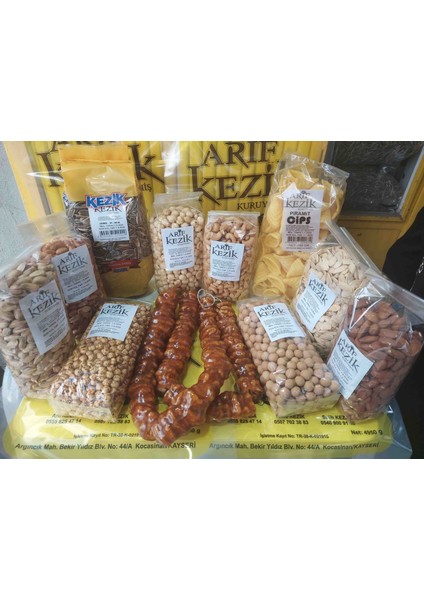 5150GR. 11'Lİ PAKET LÜKS KARIŞIK KURUYEMİŞ AİLE PAKETİ