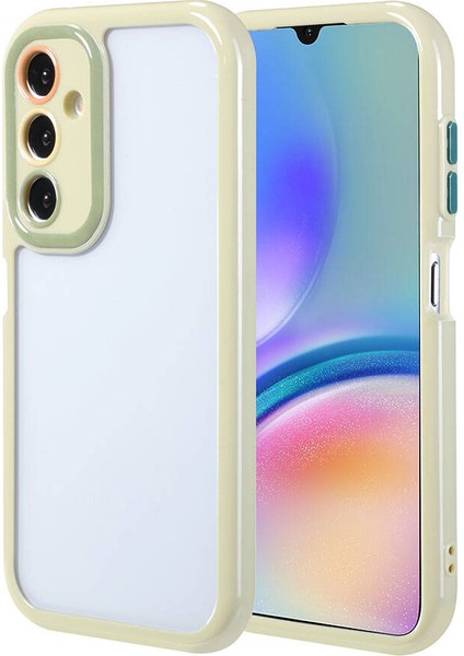 Galaxy A05S Kılıf Kamera Korumalı Renkli Kenar ve Çerçeve Tasarımlı Vitamin Kapak