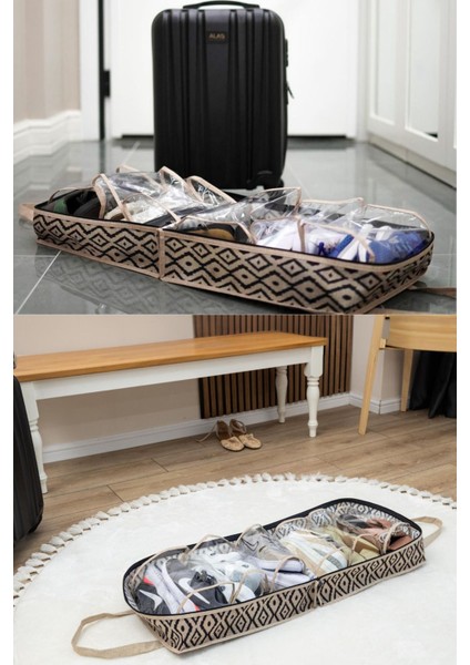 Tekno Trust Bohe 2 Adet Ayakkabı Düzenleyici Hurc Bavul Valiz Içi Dolap Içi Seyahat Çantası Gardırop Saklama indirimleri