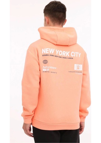 A10188952108010 4W ml Greys 17URB2015 4pr Somon Erkek Kapsonlu Sweatshırt
