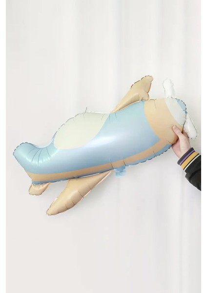 Retro bohem uçak folyo balon