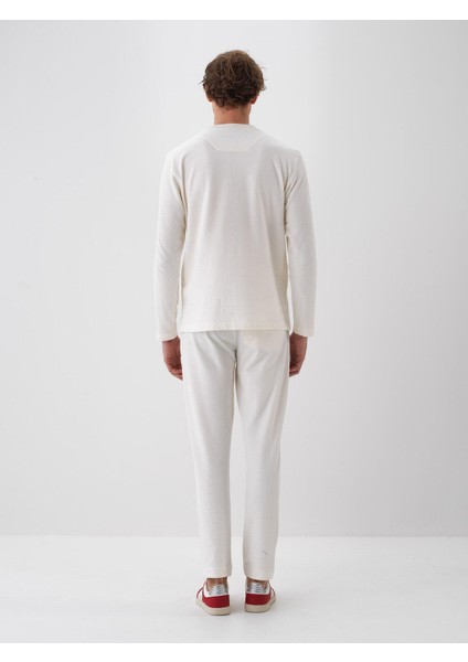 Erkek Siyah Pamuk Dokulu Regular Fit Uzun Kollu Tişört indirimleri