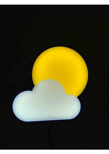 LED Işıklı Bulut Güneş