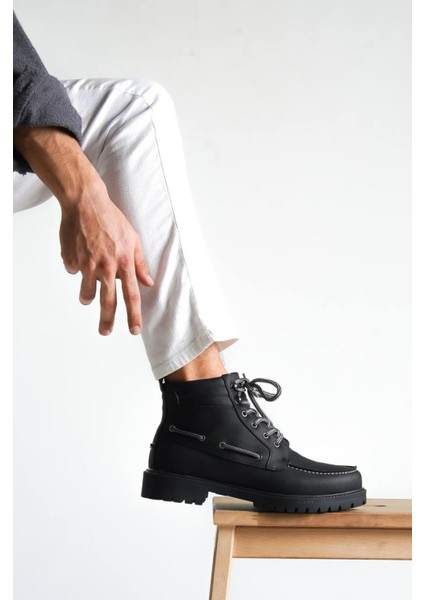 Yüksek Taban Ayakkabı B-020 Siyah (Siyah Taban) modelleri