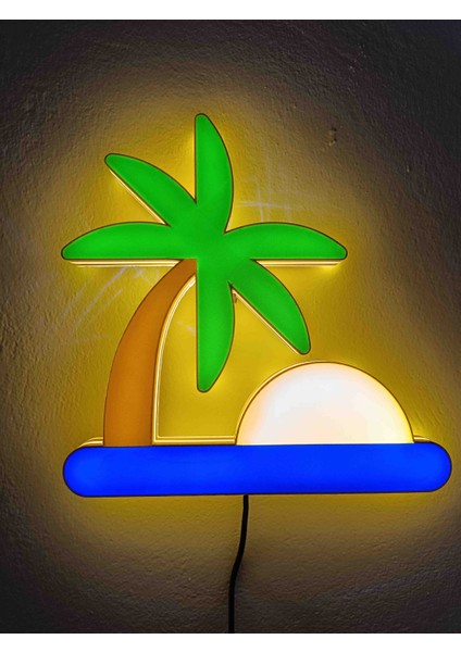 LED Işıklı Palmiye