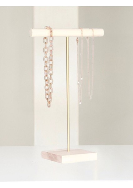 Tekno Trust 40 cm Zenith Zirve Ahşap Takı Organizeri Dekoratif Kolye Askısı Takı Standı Aksesuar Düzenleyici modelleri