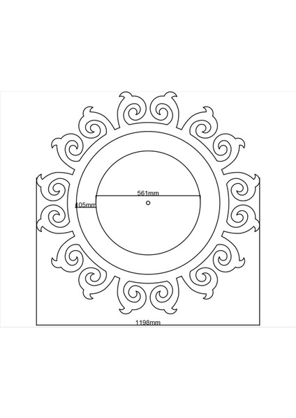 Lamba Tavan Göbeği 01-Motifli-Yuvarlak-1-Dış Çıtalı modelleri