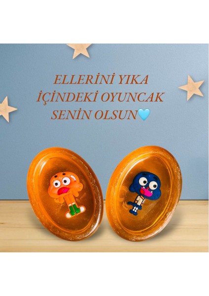 El Yapımı Oyuncaklı Çocuk Sabunu Gumball