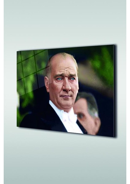 Atatürk Yapay Zeka Yatay Cam Tablo