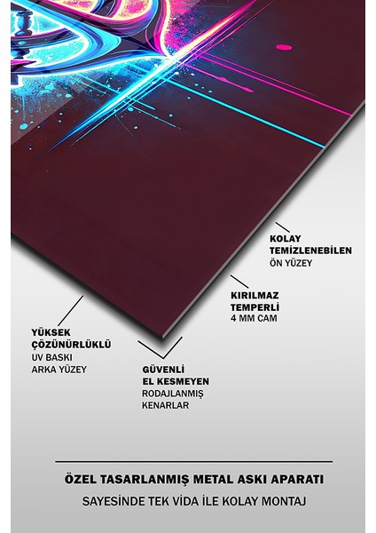 Dümen ve Çapa 2 Dekoratif Dikey Cam Tablo fırsatları