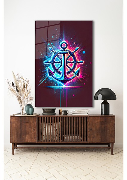 Dümen ve Çapa 2 Dekoratif Dikey Cam Tablo indirimleri