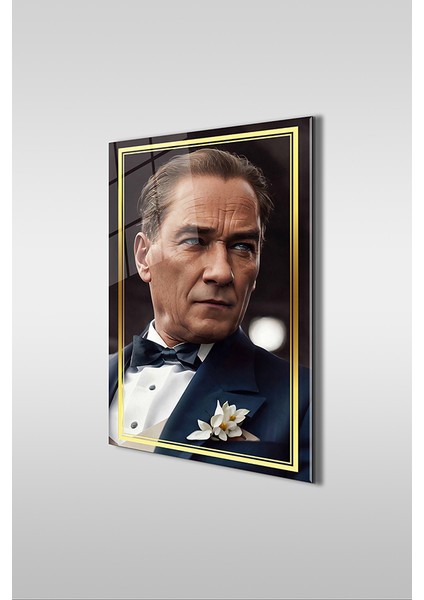 Atatürk Yapay Zeka 2 Dikey Cam Tablo