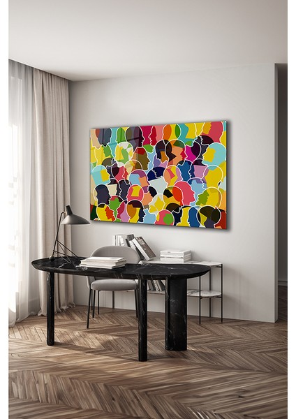 Toplumun Sesi Modern Yatay Cam Tablo modelleri