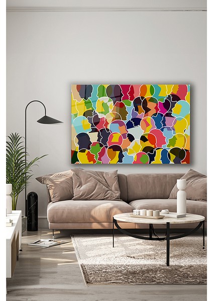 Toplumun Sesi Modern Yatay Cam Tablo indirimleri