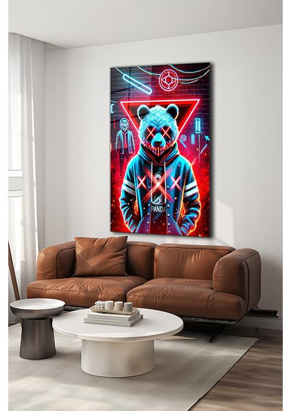 Panda Neon Dikey Cam Tablo modelleri