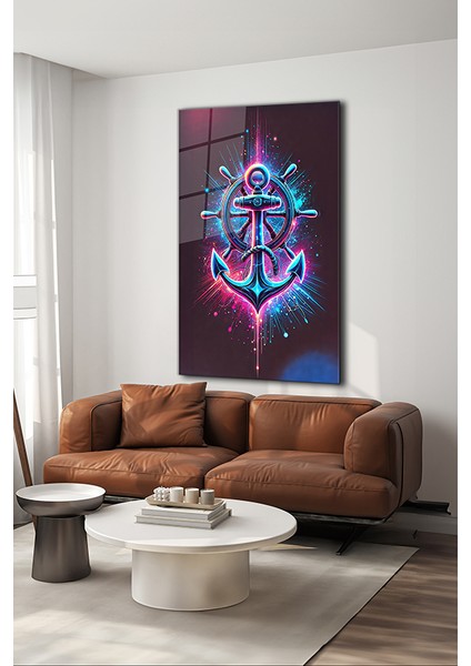 Dümen ve Çapa Dekoratif Dikey Cam Tablo modelleri