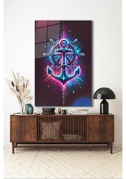 Dümen ve Çapa Dekoratif Dikey Cam Tablo indirimleri