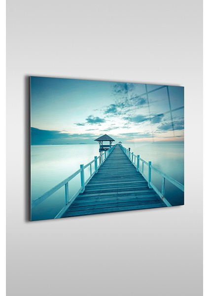 Iskele Modern Dekoratif Yatay Cam Tablo fiyatları