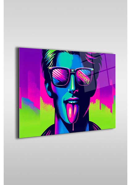 Retro Parti Boy Yatay Cam Tablo fiyatları