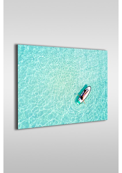 Berrak Okyanus Dekoratif Yatay Cam Tablo fiyatları