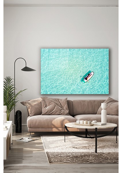 Berrak Okyanus Dekoratif Yatay Cam Tablo indirimleri