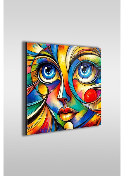 Soyut Shiva Dekoratif Kare Cam Tablo fiyatları