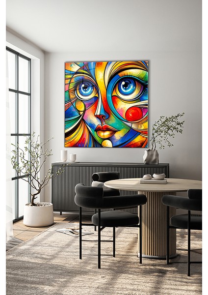 Soyut Shiva Dekoratif Kare Cam Tablo indirimleri