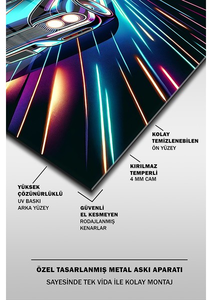 Amerikan Araba Dikey Cam Tablo fırsatları