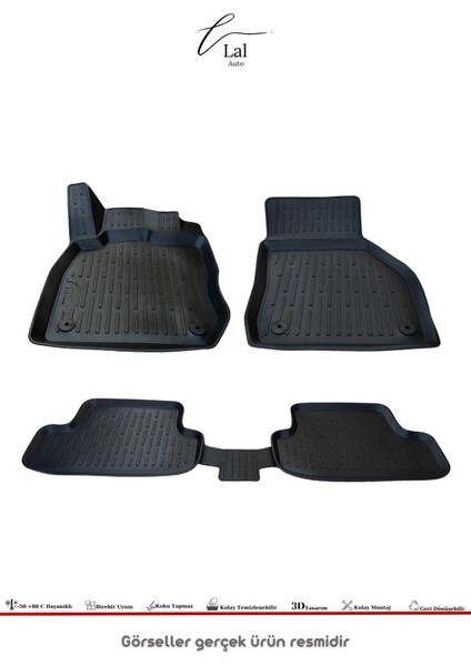 Volkswagen T-Cross 3D Havuzlu Paspas Üst Kademe Bagaj Havuzu Seti fiyatları