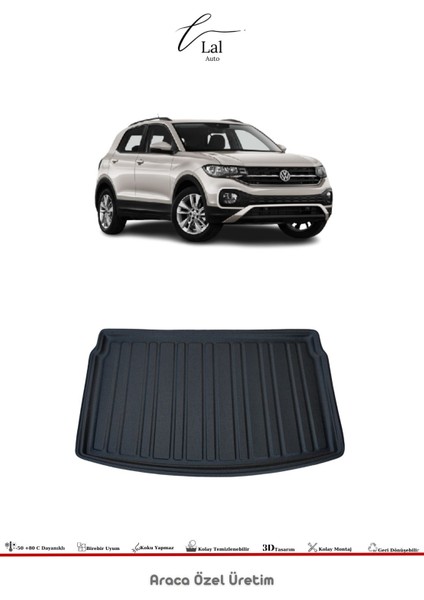 Volkswagen T-Cross 3D Havuzlu Paspas Üst Kademe Bagaj Havuzu Seti fırsatları