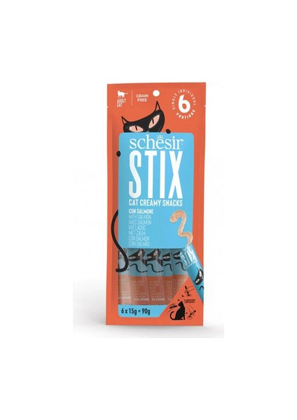 Cat Stix Somon Balıklı Krema Kedi Ödülü 6X15GR
