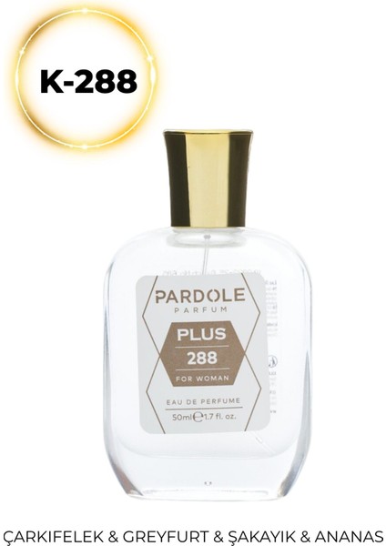 Meyvemsi Floral Çarkıfelek - Greyfurt - Şakayık - Ananas Favoris K-288 Kadın Parfüm 50 ml