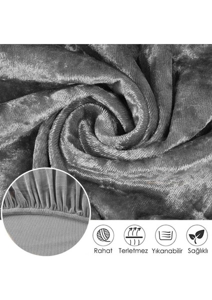 Oval Kadife Sandalye Kılıfı fiyatları